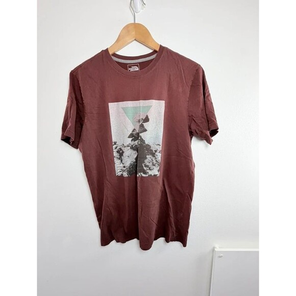 Other - The North Face Not All Who Wander Graphic T-Shirt Men’s Large Burgundy Hiking